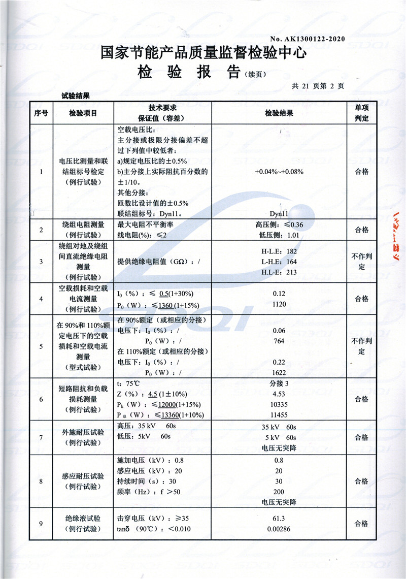 高低压试验报告-S11-1250肥乡肥乡肥乡油浸式变压器-2.jpg